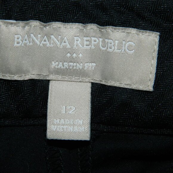 Banana Republic Martin Fit Cropped Pants Womens Size 12 (R-42) - Picture 3 of 4